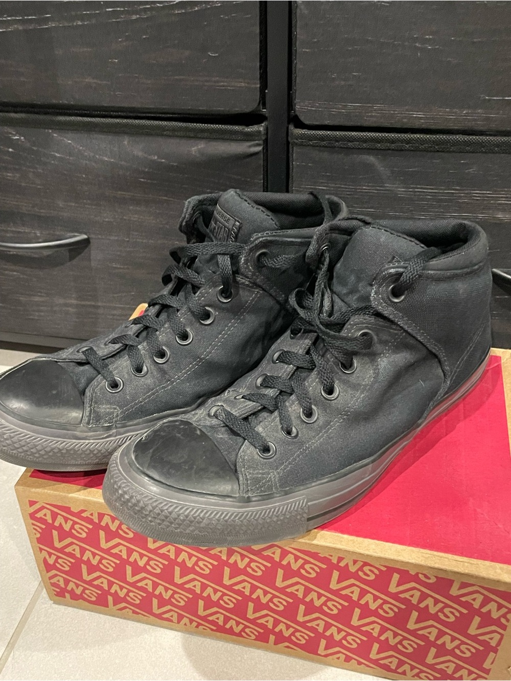 Converse Men’s Black High-Top Sneakers